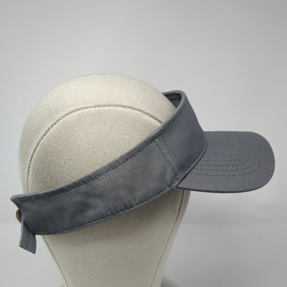 Unbranded Slideback Visor Hat Gray Solid One Size… - image 5